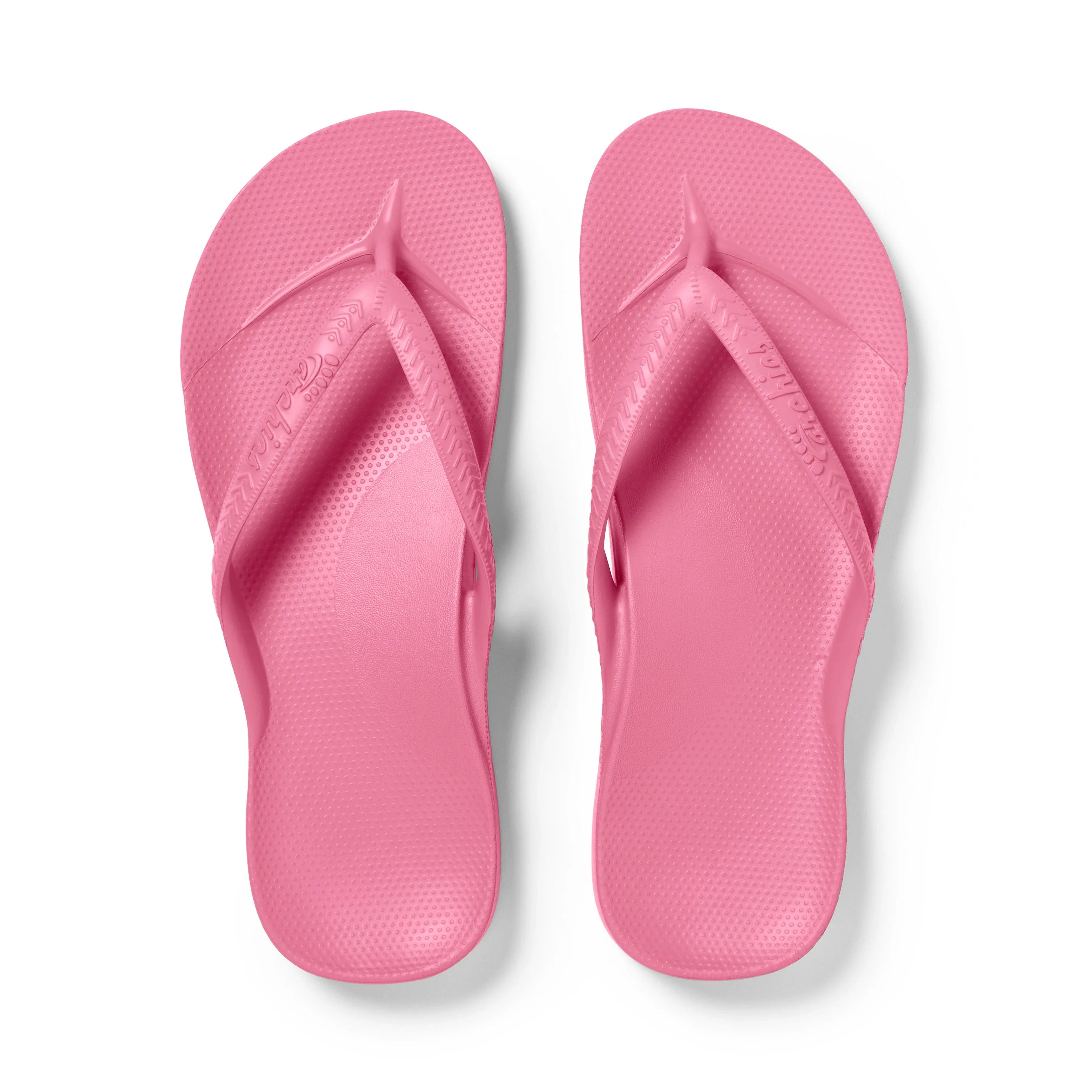 Arch Support Flip Flops - Classic - Hot Pink