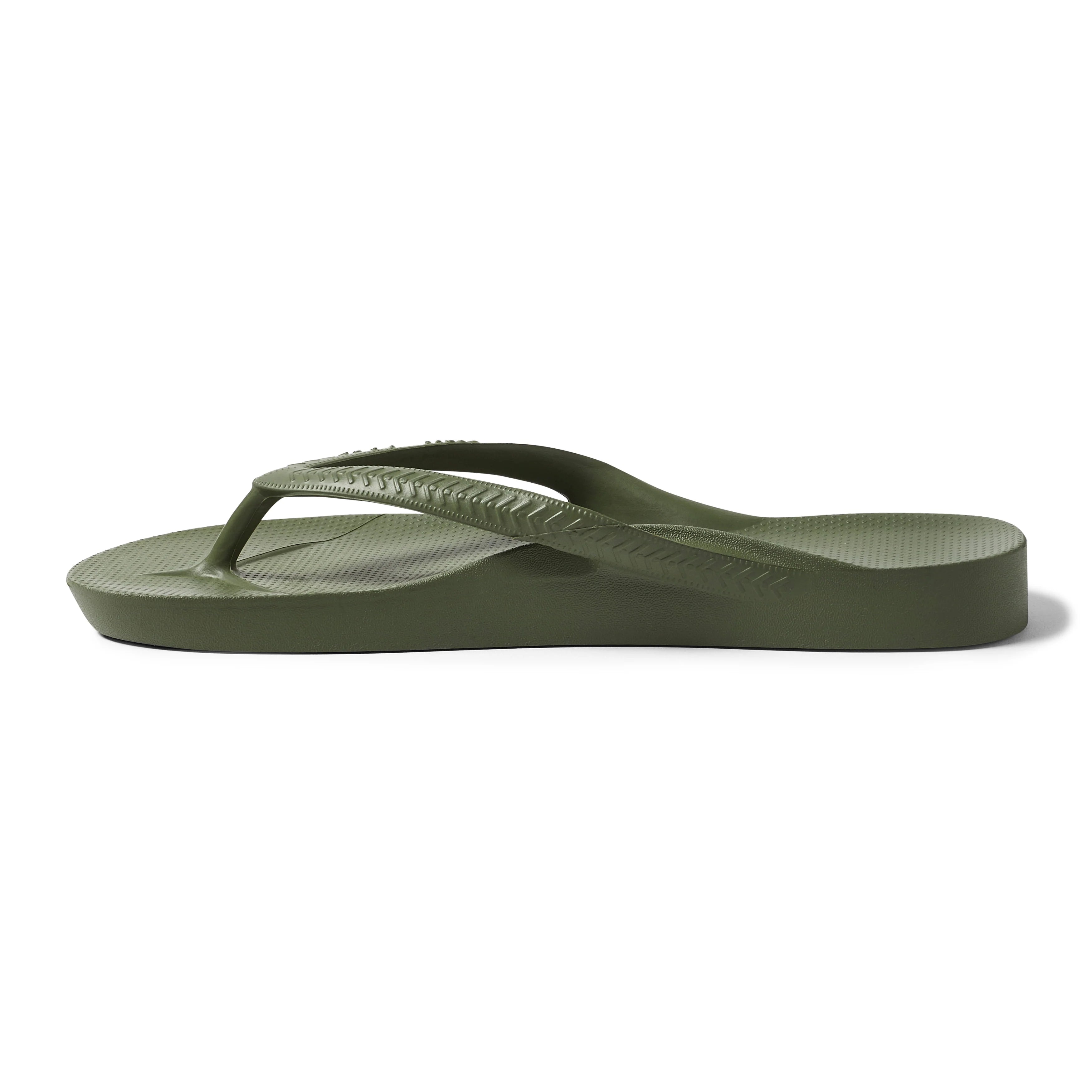 Arch Support Flip Flops - Classic - Olive