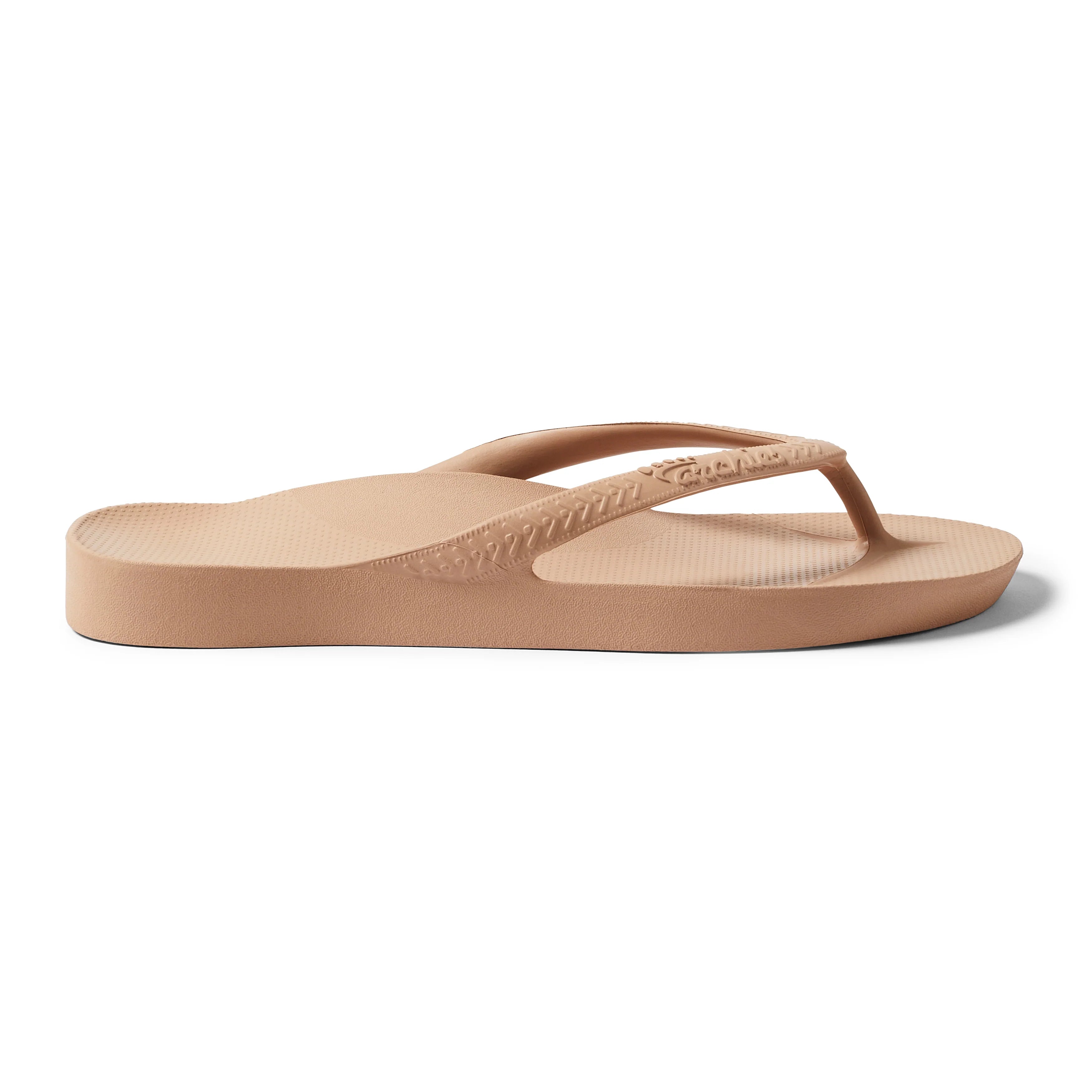 Arch Support Flip Flops - Classic - Tan