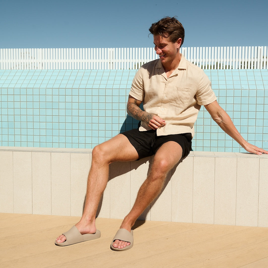 Arch Support Slides - Classic - Taupe