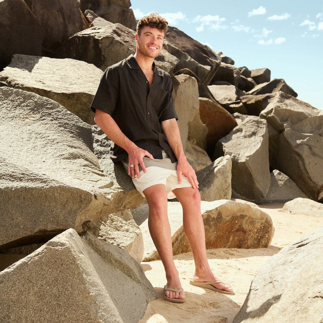 Arch Support Flip Flops - Classic - Taupe